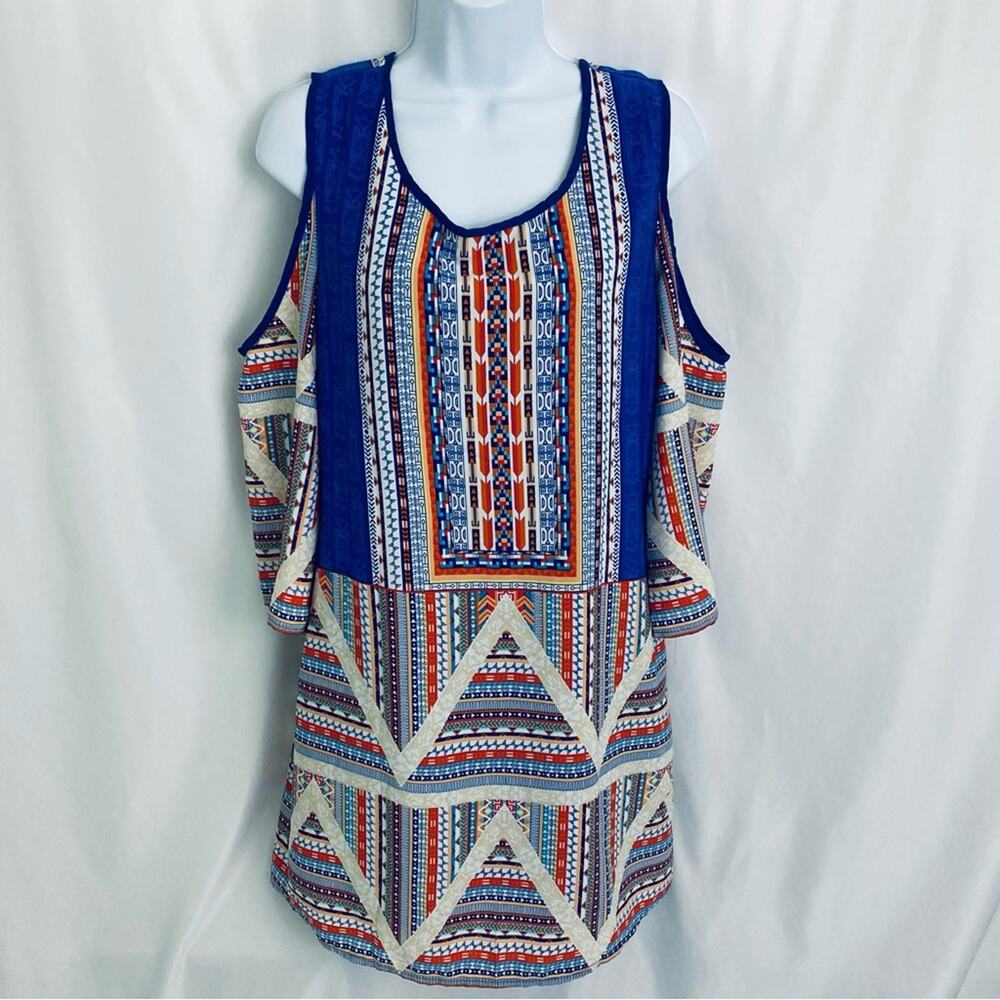 Pink Owl Open Shoulder Dress Size Small